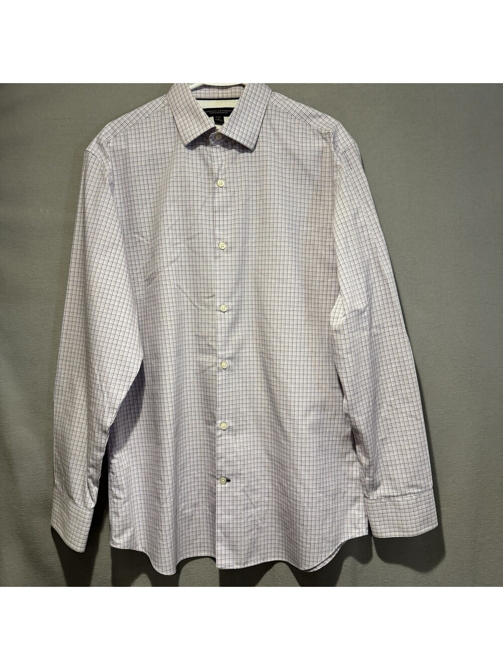 Banana Republic Men's Non-Iron Slim Fit Dress Shirt Size Large 16-16.5